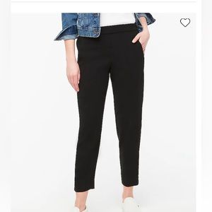 Black JCrew Jaime pant with elastic waist JCrew Factory